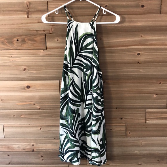 Show me your Mumu Byron Dress Palm Print Size M&XS - Picture 3 of 8
